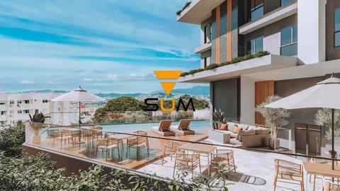 Apartamento 2 dormitórios com vista para o mar na Praia Comprida!